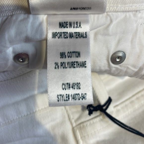 Citizen of Humanity Rocket Crop High-Rise Skinny Jeans White NEW - Picture 10 of 13